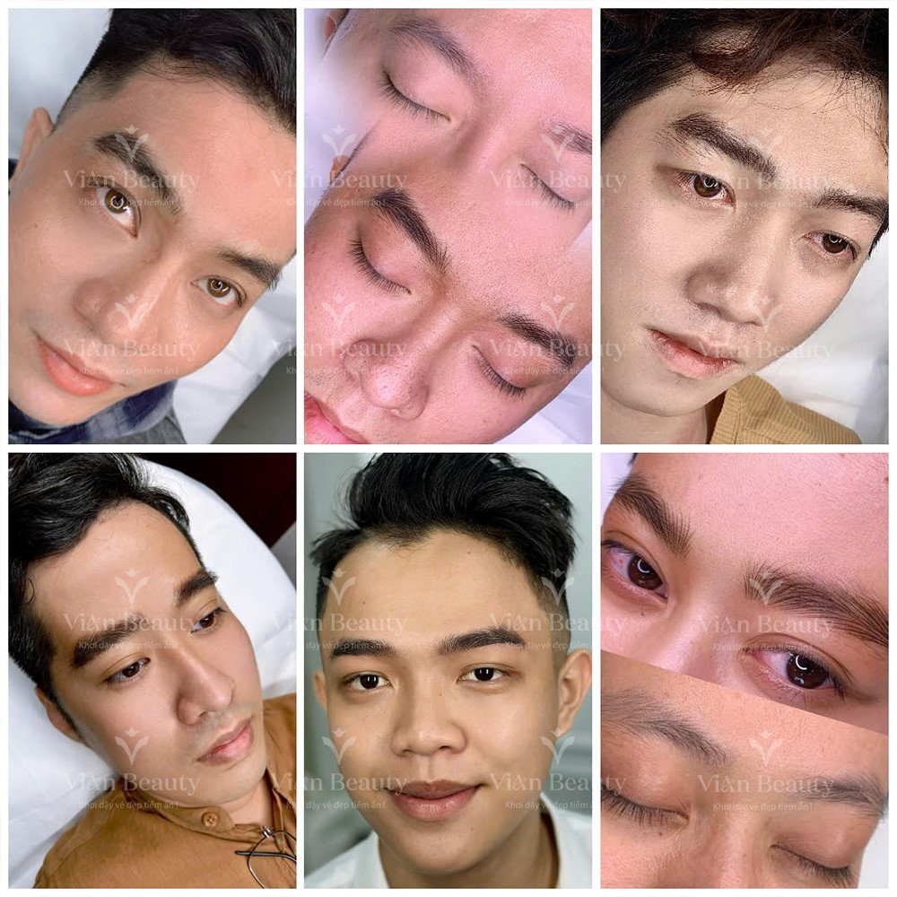 Đánh giá chất lượng điêu khắc mày môi tại Vian Beauty 4