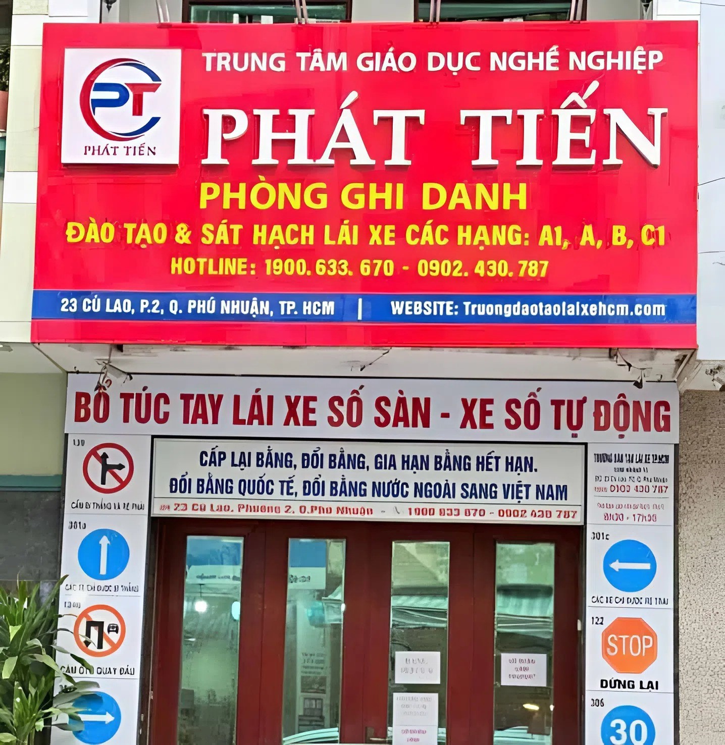 học thi bằng lái xe c1