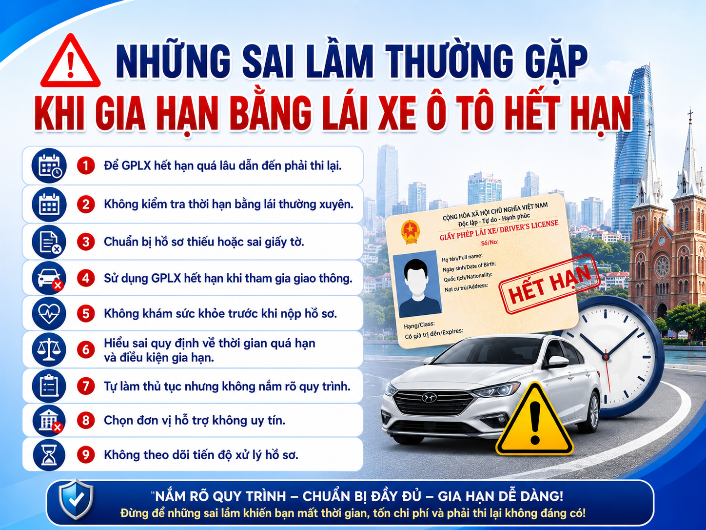 Phí Dịch Vụ Gia Hạn Giấy Phép Lái Xe Ô Tô Hết Hạn Ở Phường Tân Định HCM 4