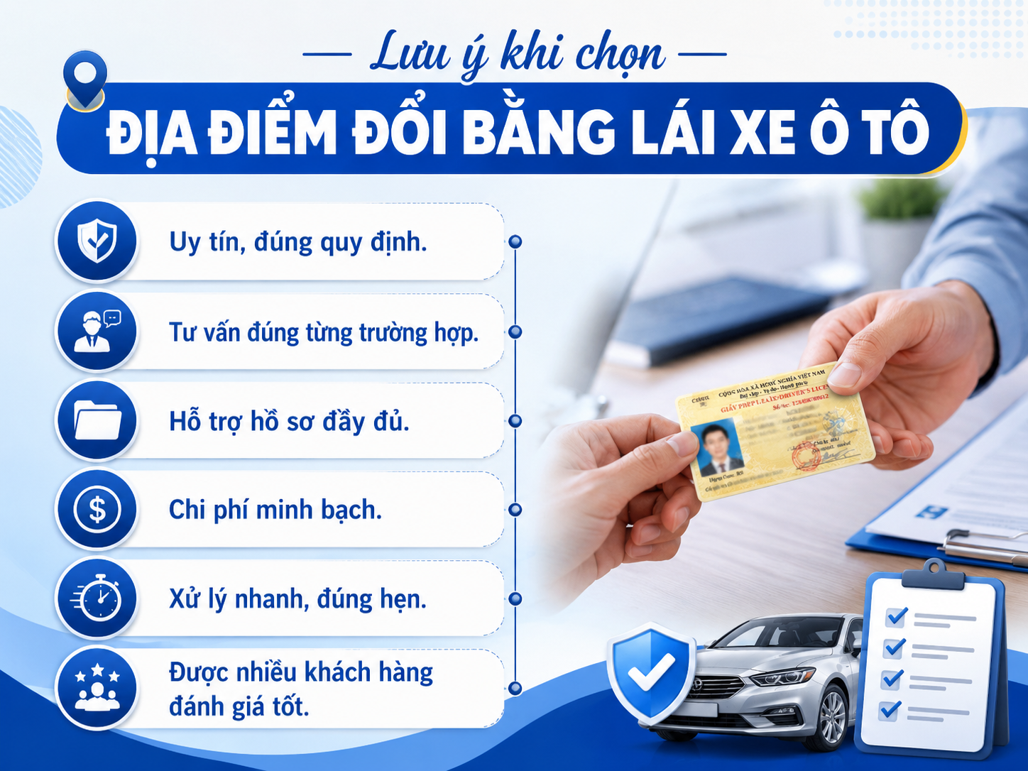Địa điểm đổi bằng lái xe ô tô quá hạn đáng tin cậy tại Quận 3 2