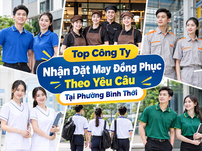 5 Công ty nhận đặt may đồng phục theo yêu cầu tại Phường Bình Thới 1 5 Công ty nhận đặt may đồng phục theo yêu cầu tại Phường Bình Thới 1